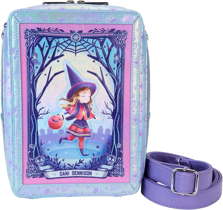 Loungefly Hocus Pocus Tarot Card Iridescent Crossbody Bag (LF-WDTB3047)