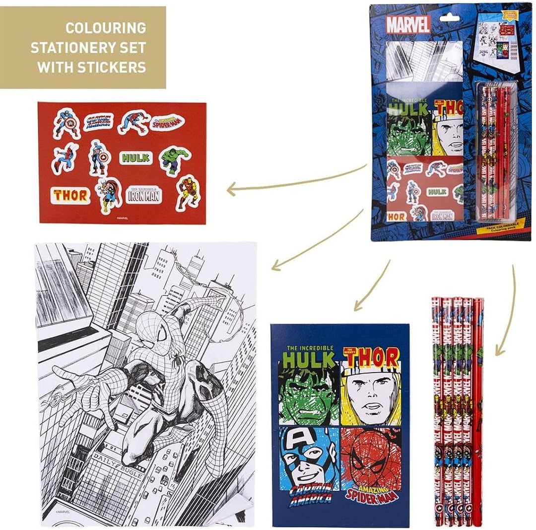 CERD� LIFE'S LITTLE MOMENTS Avengers Kids Stationery Pack with Colouring Sheets and Pencils (2700000772)