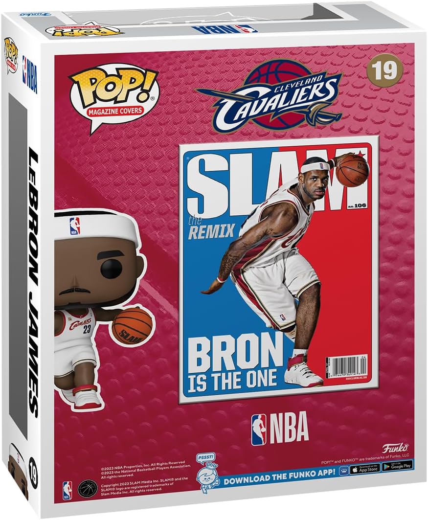 Funko POP! NBA Cover: Slam – LeBron James - Collectable Vinyl Figure - Gift Idea