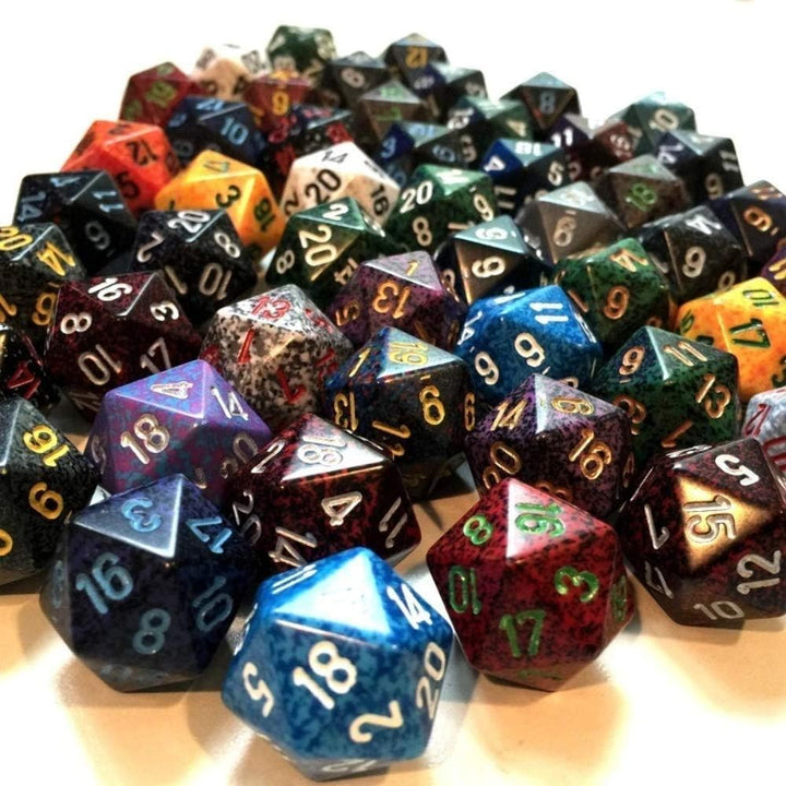 Chessex Polyhedral d20 Dice Bag of 50 Assorted Colors (CHX29320)