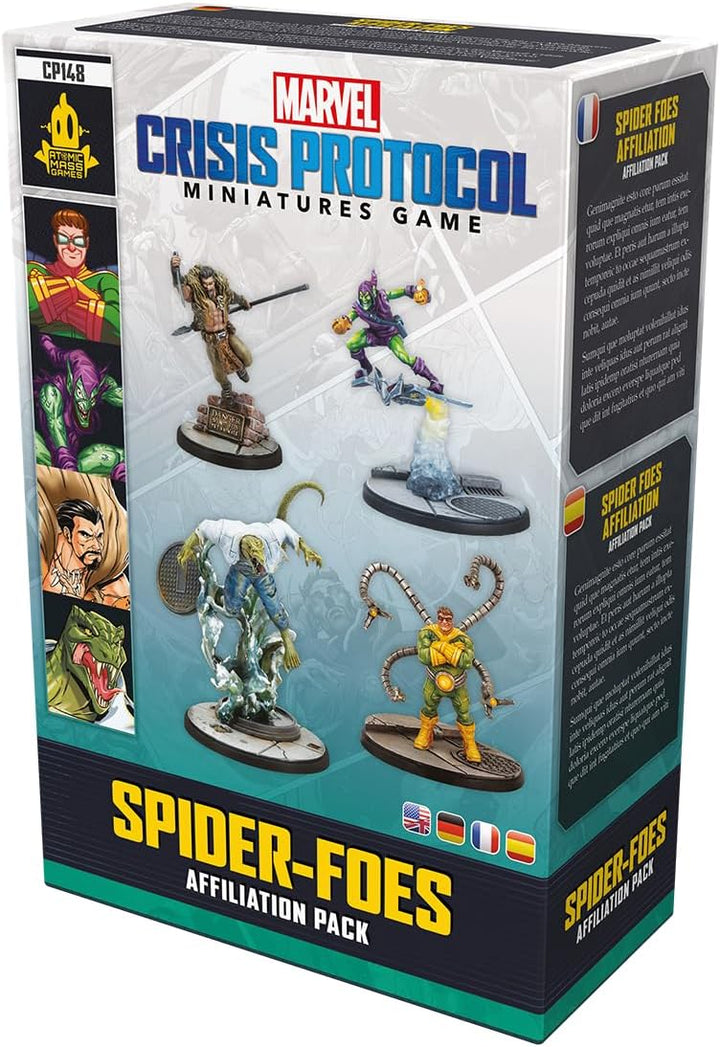 Atomic Mass Games Marvel Crisis Protocol: Spider Foes Affiliation Pack Miniatures Game (CP148)