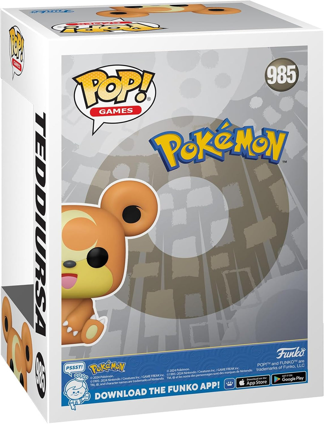 Funko Pop! Games Pokemon - Teddiursa Vinyl Figure (70936)