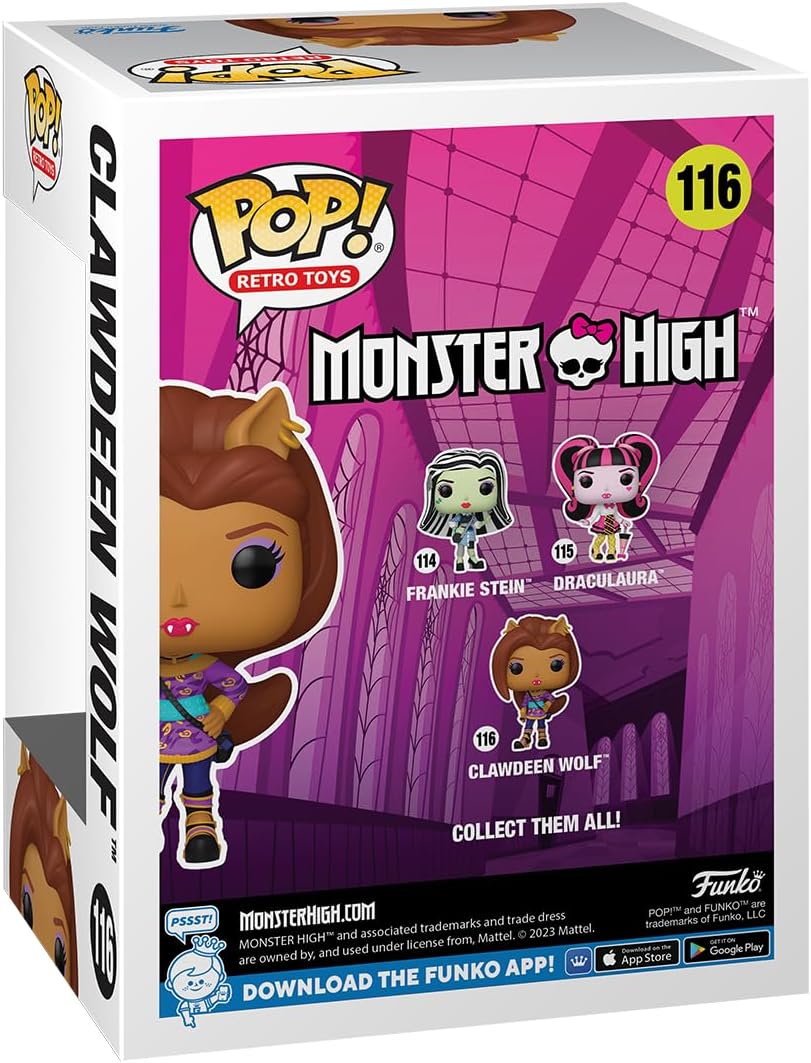 Funko Pop! Monster High - Clawdeen Wolf Vinyl Figure (67428)