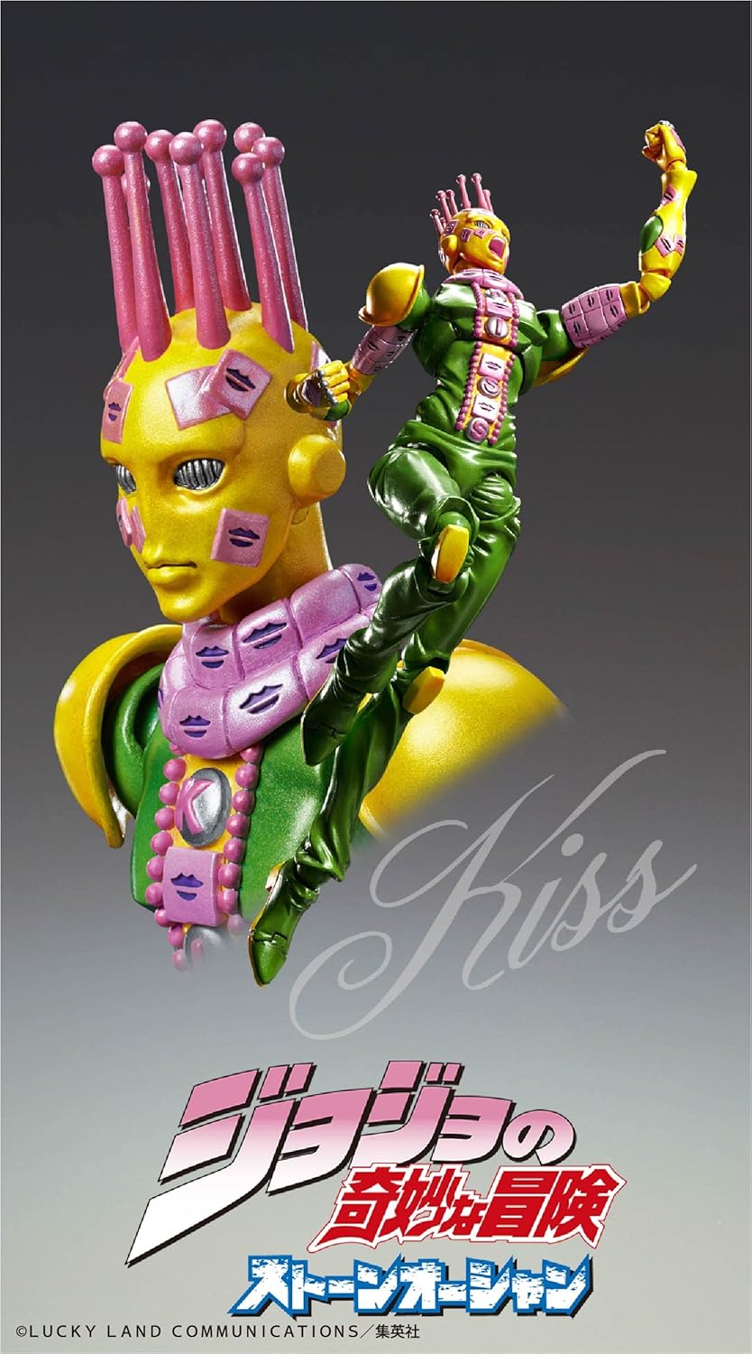 Medicos Super Action Statue JoJo's Bizarre Adventure Part 6: Stone Ocean - Kiss Action Figure (ME21045)