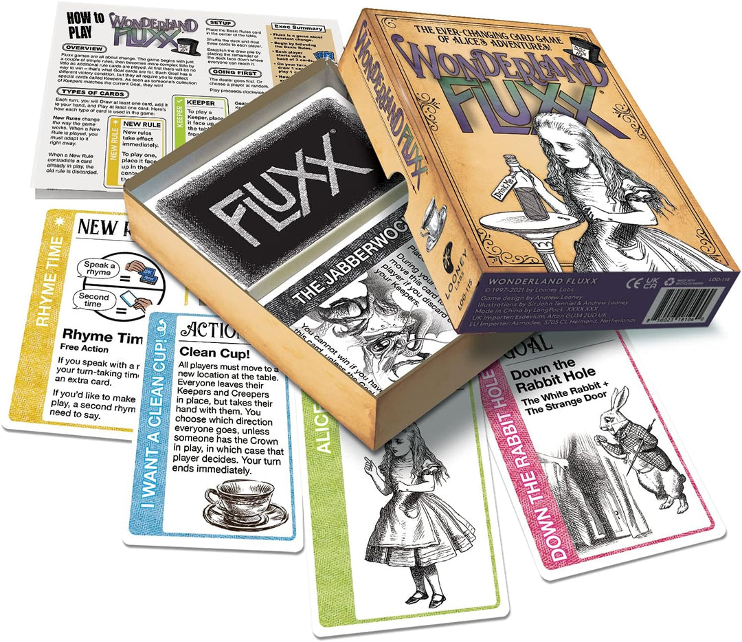 Looney Labs Wonderland Fluxx Board Game (LOO115)