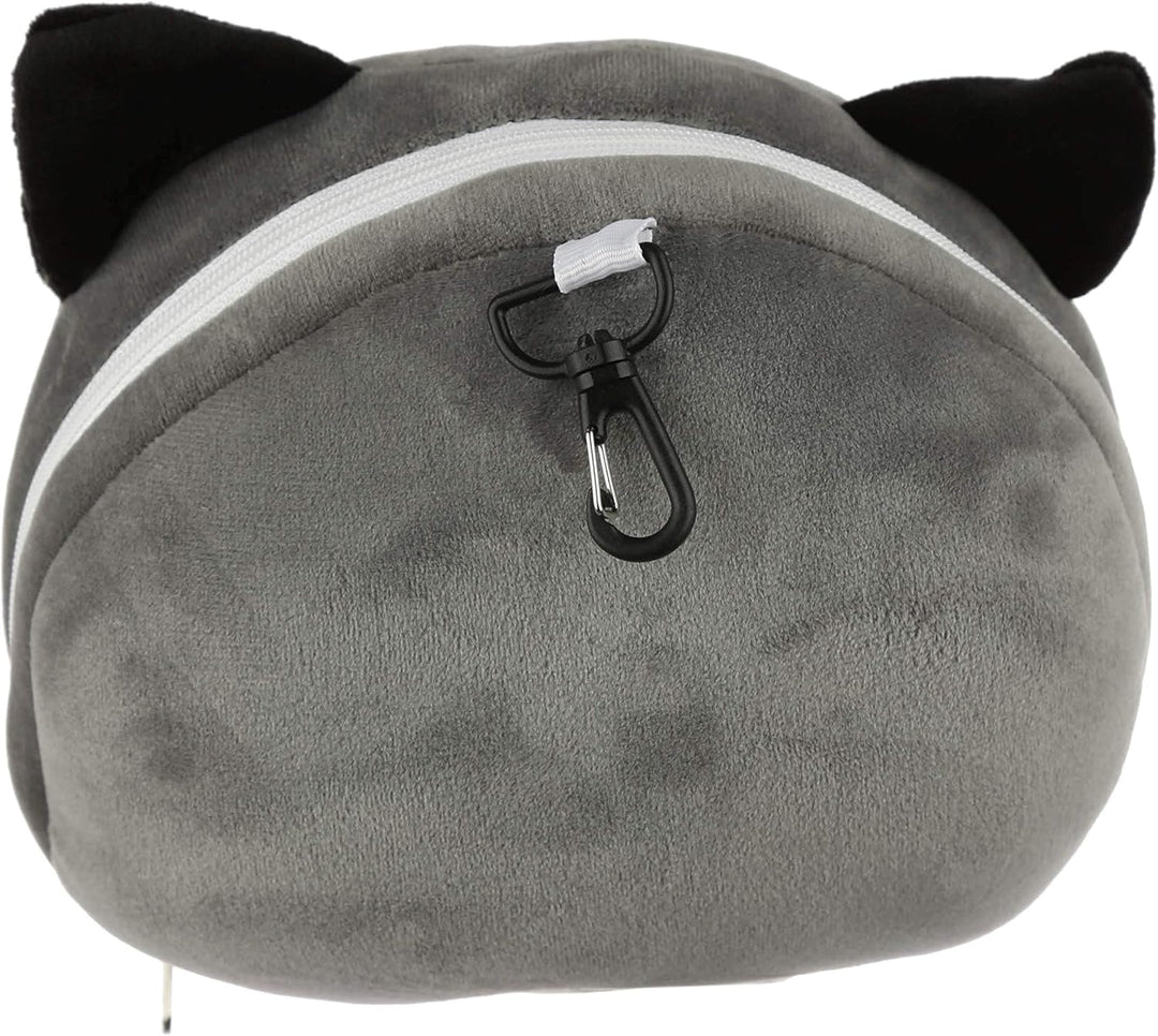 Puckator Raccoon Plush Travel Pillow & Eye Mask Combo (Multicolor)