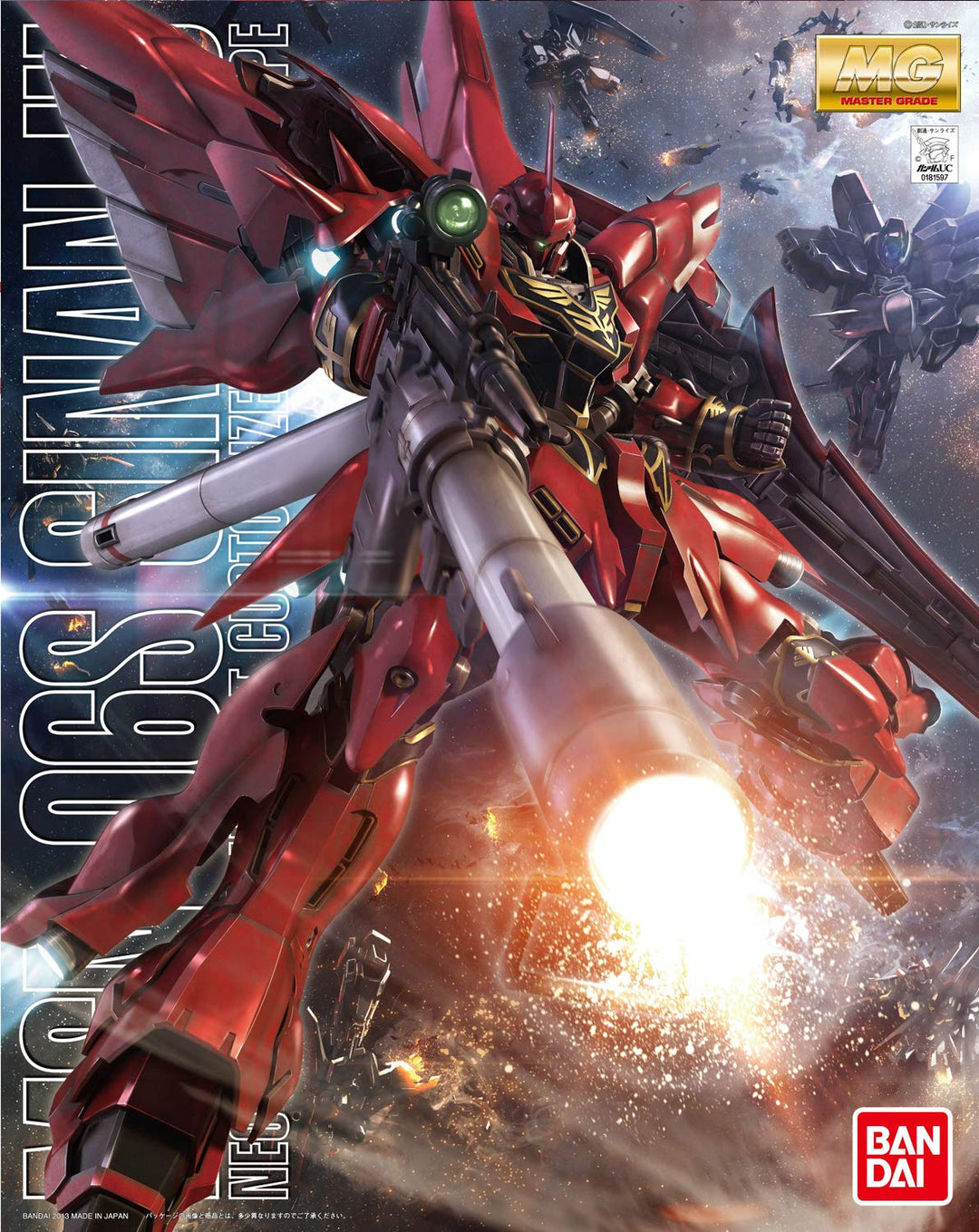 MG 1/100 MSN-06S SINANJU - Master Grade Model Kit for Ages 15+