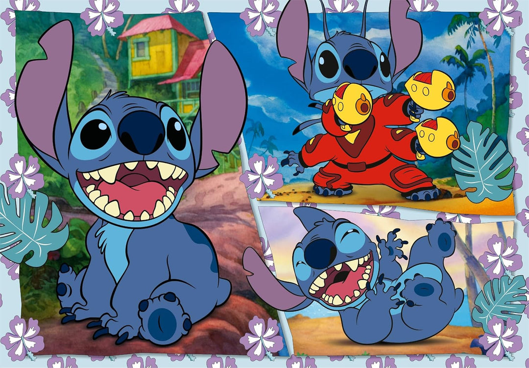 Clementoni - 27572 - Supercolor Puzzle - Super Disney Stitch - 104 Pieces| Puzzl