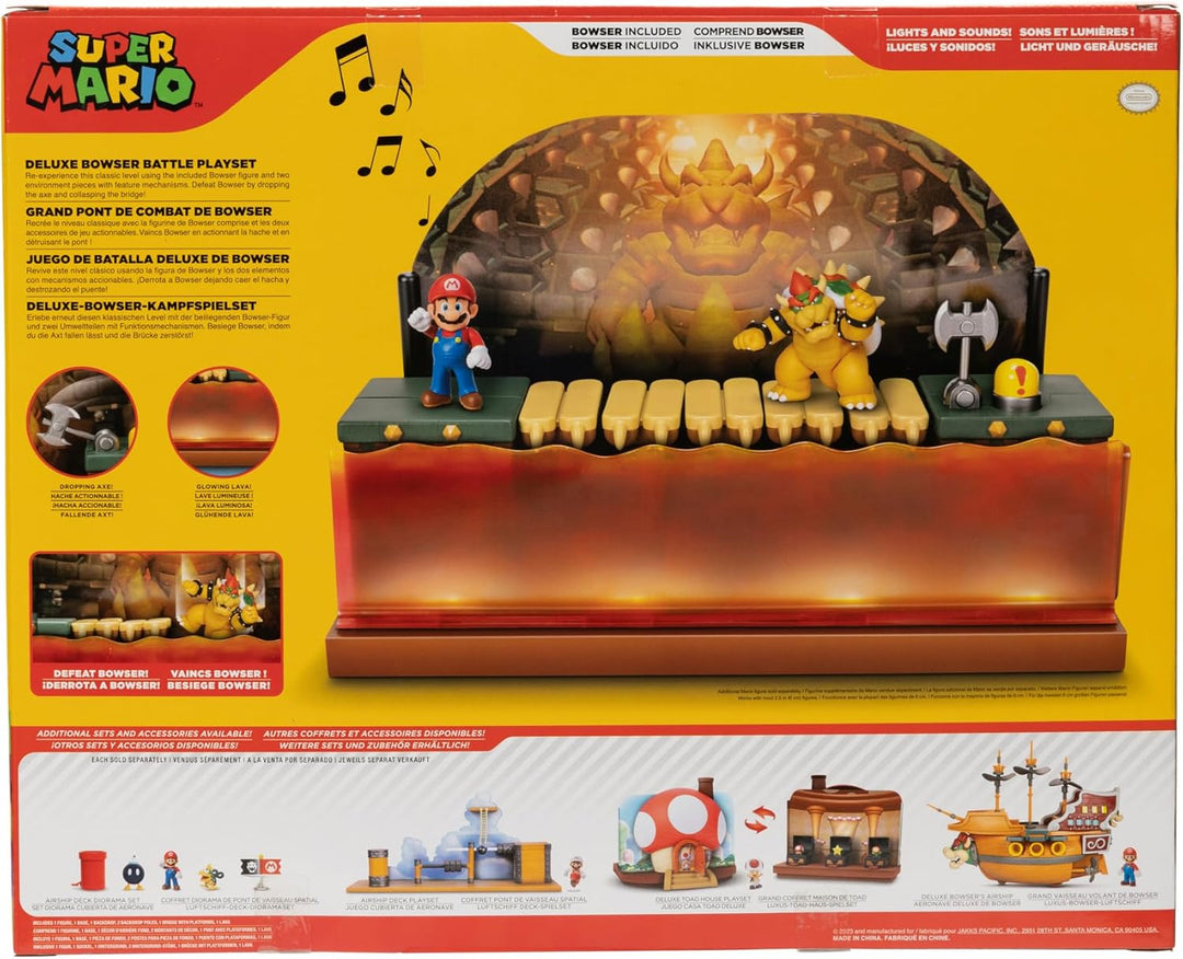 Super Mario Deluxe Bowser Battle Playset - Nintendo Switch (2023)