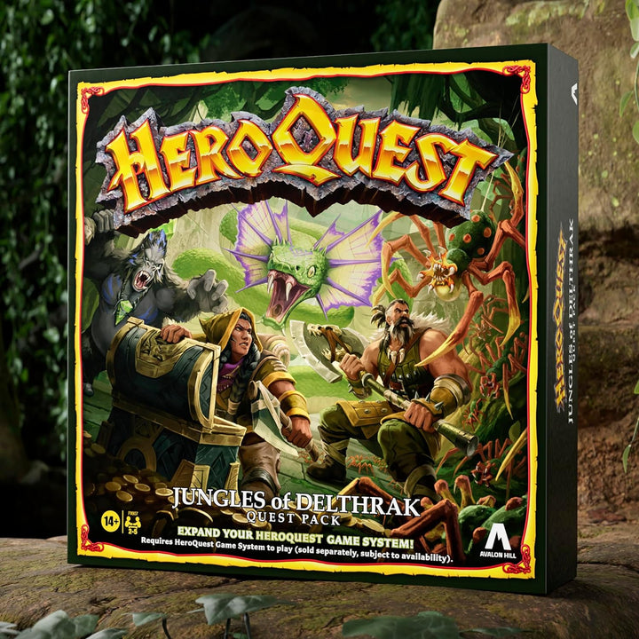 Avalon Hill HeroQuest Jungles of Delthrak Quest Pack Expansion (F9907)