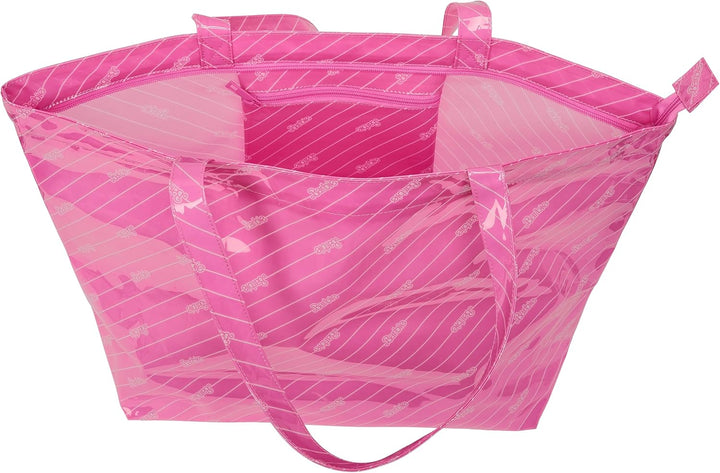 Safta Barbie Logomania Rosa Shopping Bag (M445-612428445)