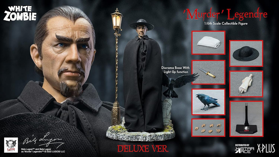 Star Ace Toys White Zombie: Murder Legendre Bela Lugosi (Deluxe Ver.) 1:6 Scale - Premium Collectible Action Figure