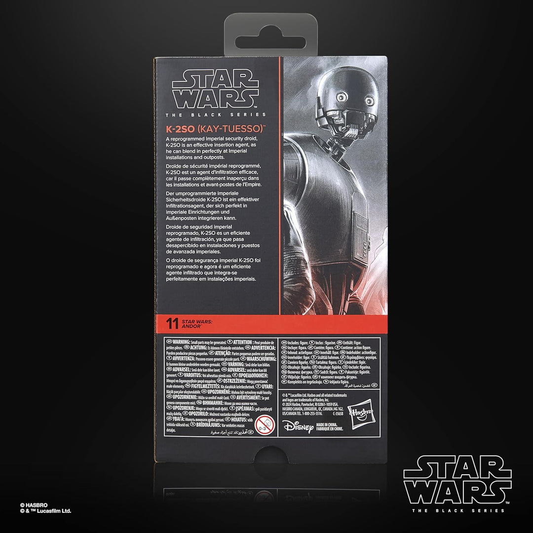 Hasbro Star Wars The Black Series Star Wars: Andor - K-2SO (Kay-Tuesso) 6-Inch Action Figure (G0020)