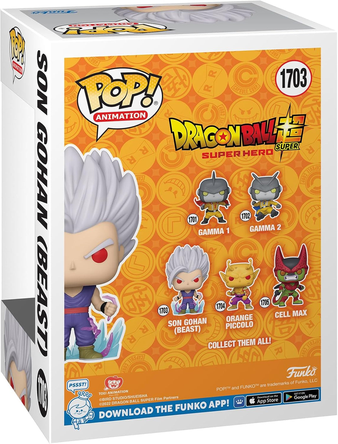 Funko Pop! Animation Dragon Ball Super Super Hero - Gohan (Ultra Instinct) Vinyl Figure (75636)