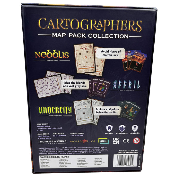 Thunderworks Games Cartographers Map Pack Collection Expansion Map Set C