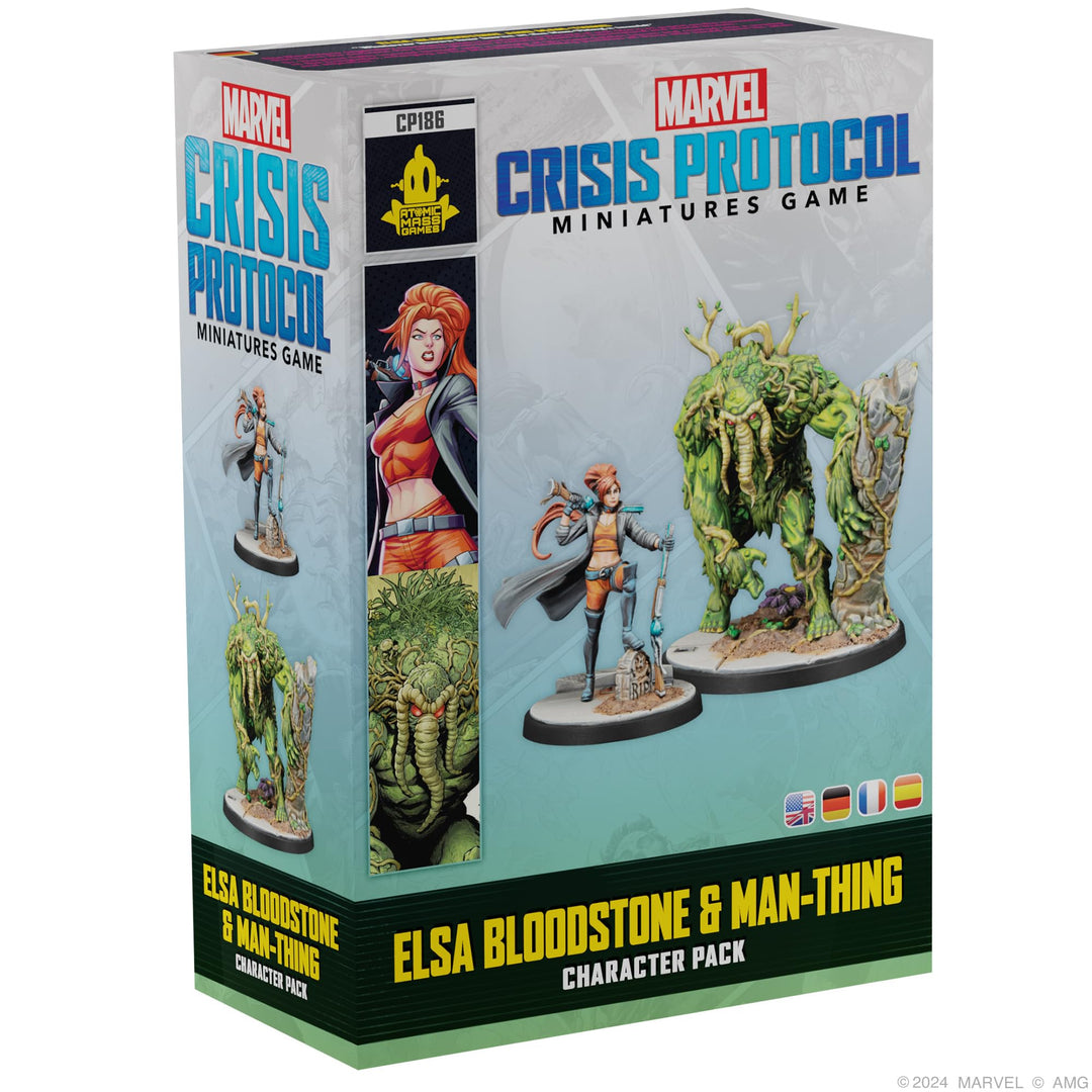 Atomic Mass Games Marvel Crisis Protocol: Elsa & Man-Thing Character Pack (AMGCP186)