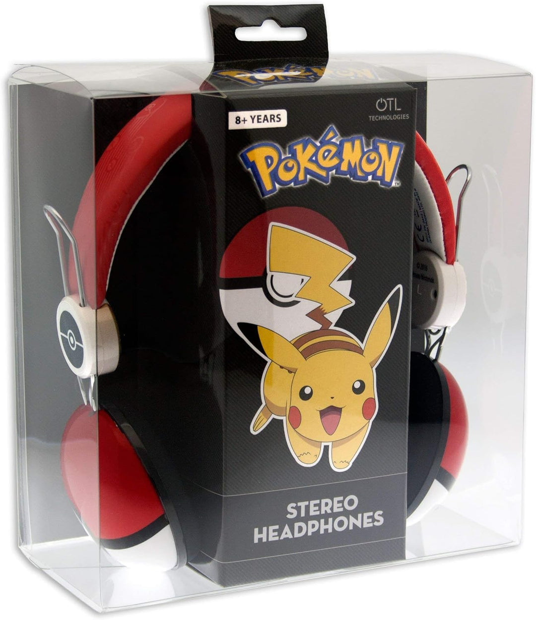 OTL Technologies Pokemon Poke Ball Wired Headphones (PK0445-stickerless)