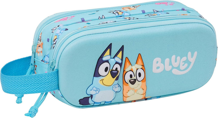 Safta Bluey Double Compartment 3D Pencil Case (M512-812433512)