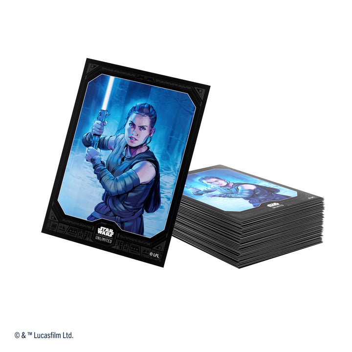 Gamegenic Star Wars Unlimited Rey Art Sleeves (60 Sleeves + 1 Clear Sleeve)