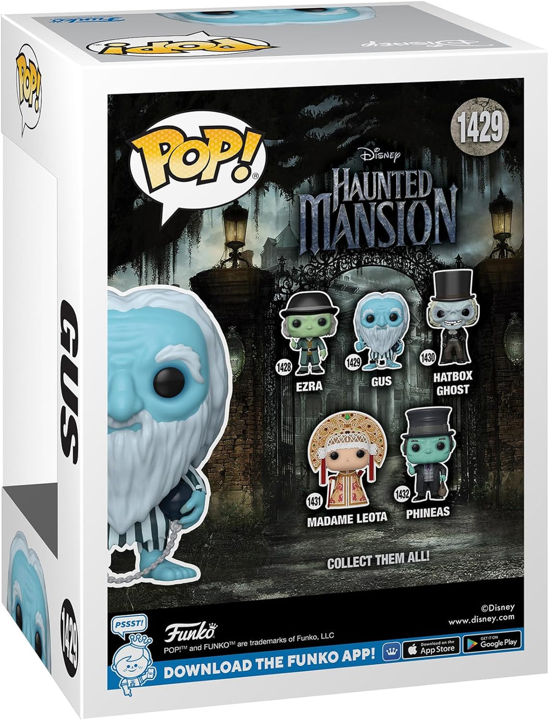 Funko Pop! Disney The Haunted Mansion - Gus Vinyl Figure (72366)