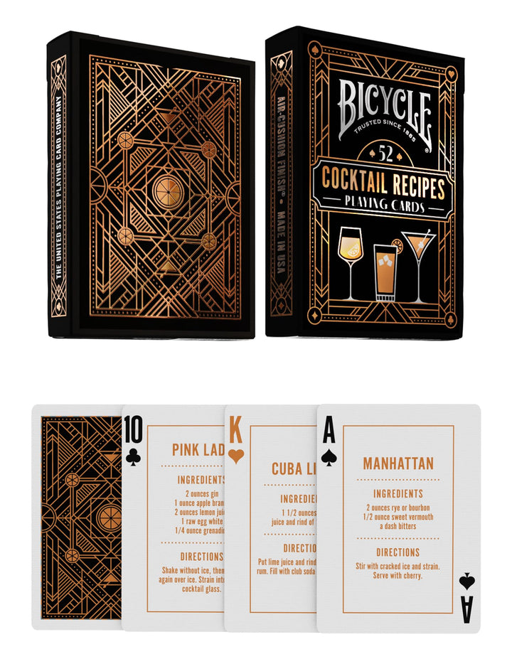 Bicycle Cocktail Playing Cards Deck with Recipes (10045062)