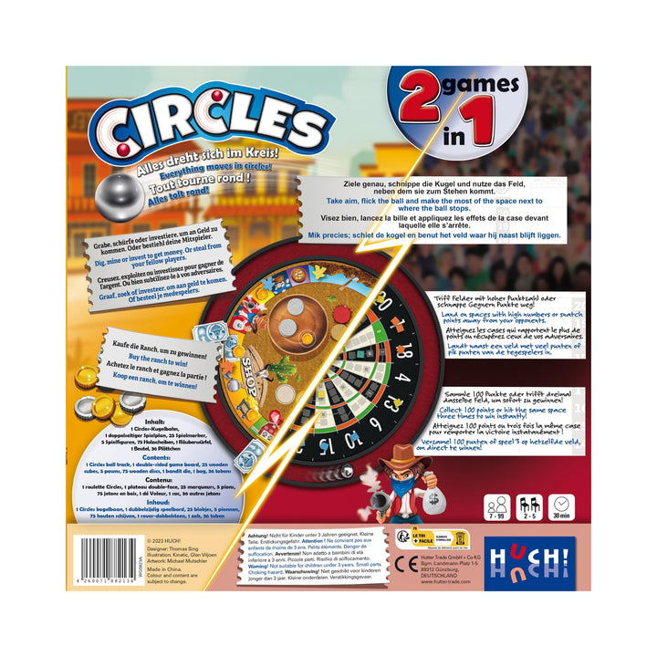 HUCH! Circles Board Game (Model Number: Circles)