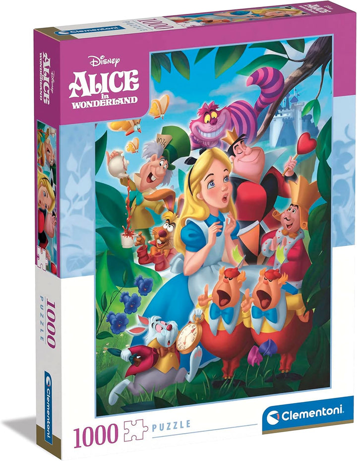 Clementoni Disney Alice in Wonderland 1000-Piece Jigsaw Puzzle (39673)