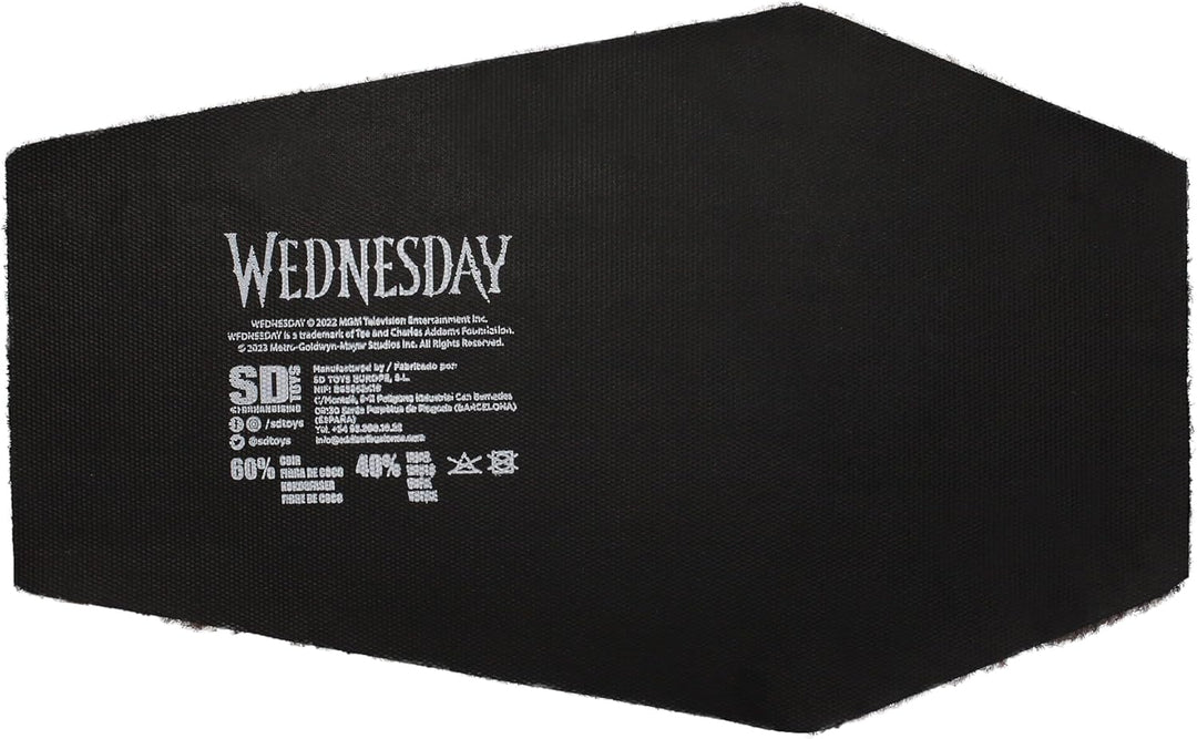 SD TOYS Wednesday Dark Side Coffin Doormat - Gothic Style Doormat (SDTMGM25968)