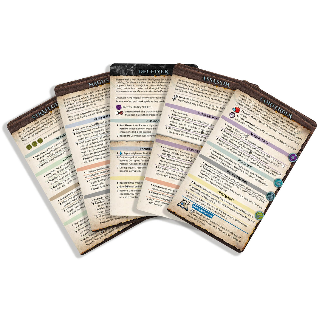 Battle Systems Maladum Reference Cards (228920)