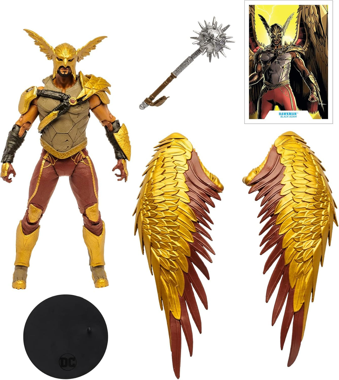 McFarlane DC Multiverse Black Adam Movie - Hawkman 7-Inch Collectible Action Figure (TM15257)