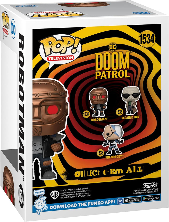 Funko POP! TV: Doom Patrol - Robotman - Collectable Vinyl Figure - Gift Idea - O