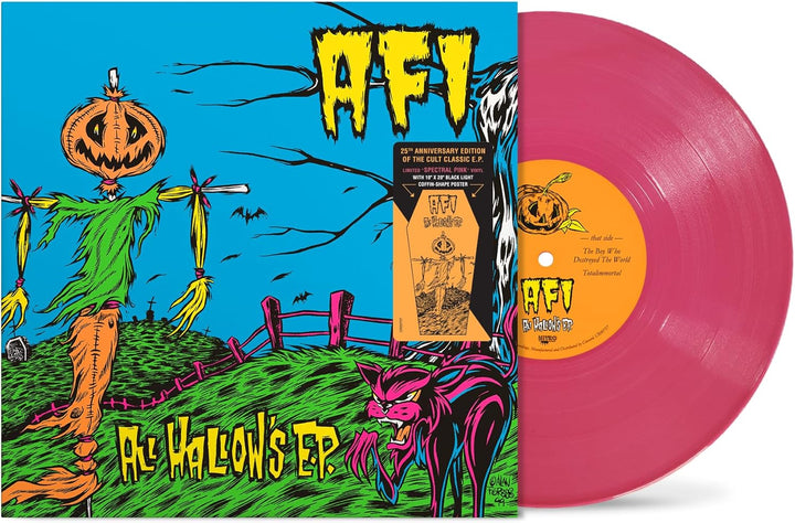 AFI All Hallow's E.P. - 25th Anniversary Limited Edition Vinyl Record (Pink Vinyl)