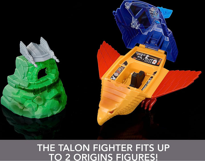 Masters of the Universe Origins Talon Fighter and Point Dread - 5.5-Inch Scale Vehicle and Outpost Playset for Ages 6+