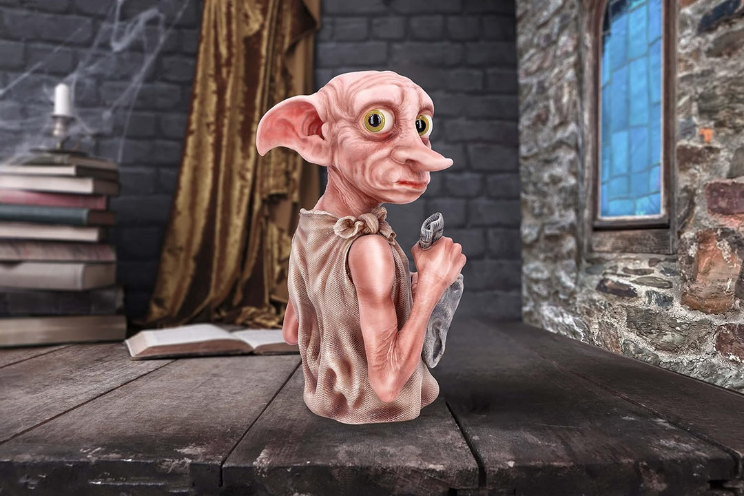 Nemesis Now Officially Licensed Harry Potter Dobby Bust, 30cm, Pink