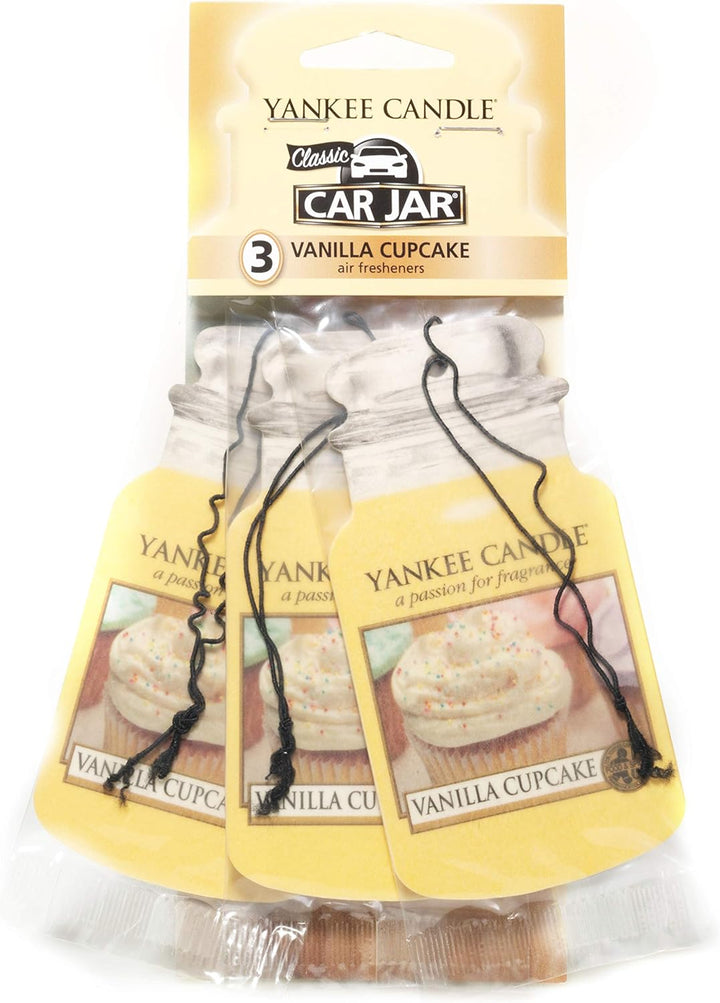 Yankee Candle Vanilla Cupcake Scented Air Freshener Car Jar (5038580069655)