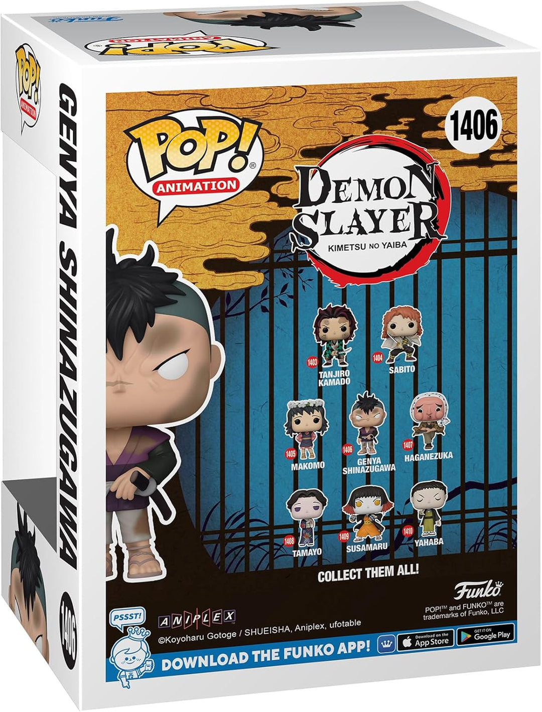 Funko Pop! Animation Demon Slayer - Genya Shinazugawa Vinyl Figure