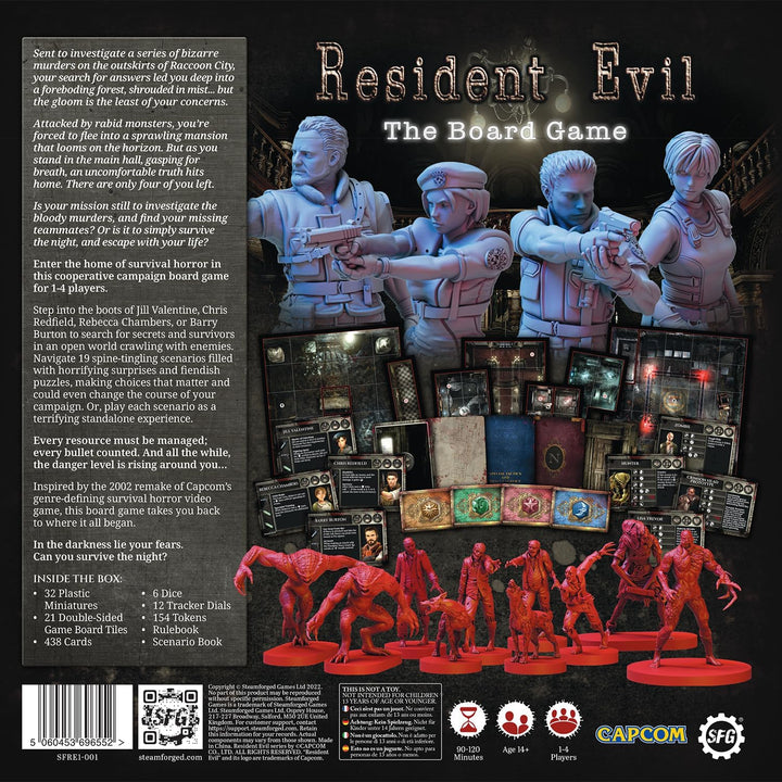 Steamforged Games Resident Evil: The Board Game Tabletop Game (SFRE1-001)