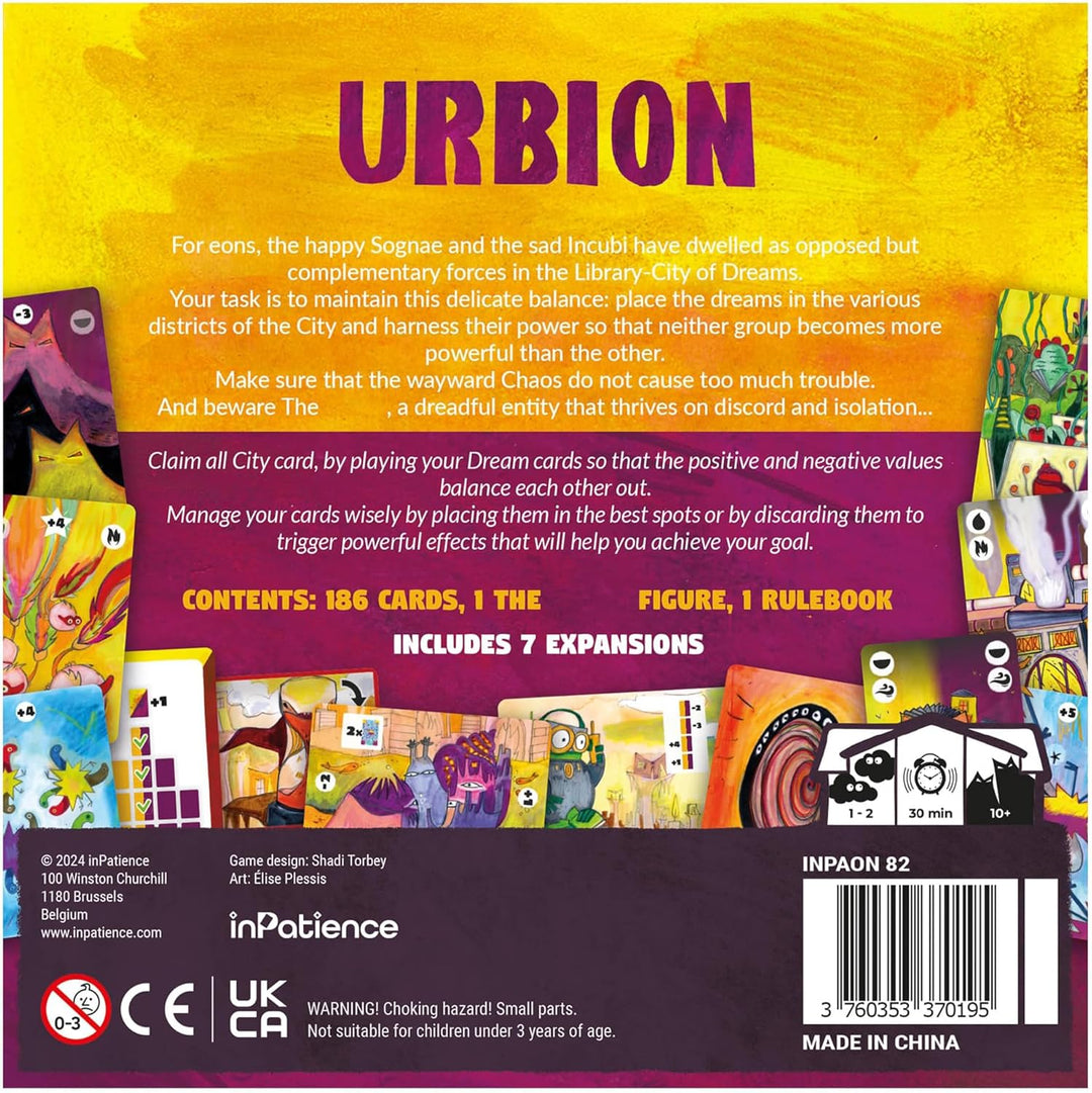 inPatience Urbion Cooperative Card Game (2nd Edition)