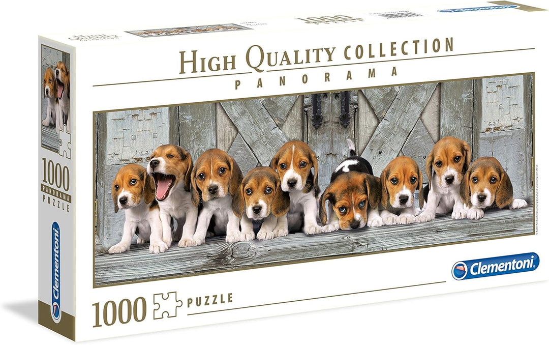 Clementoni Panorama Collection - Beagles 1000-Piece Jigsaw Puzzle (39435)