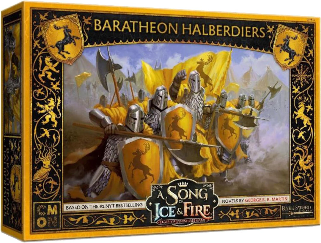 CMON A Song of Ice and Fire Tabletop Miniatures Game Baratheon Halberdiers Unit Box (SIF817)