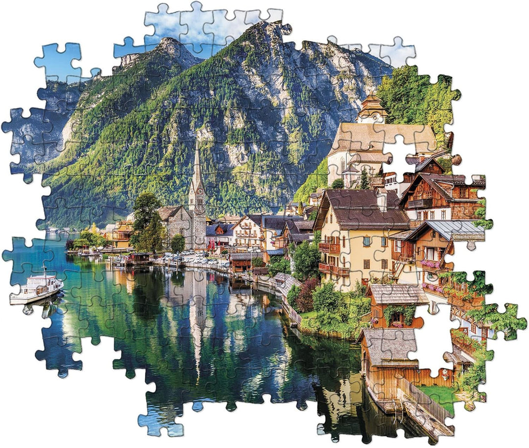 Clementoni 31687 Hallstat 1500pcs Collection Hallstatt 1500 Pieces, Made in Ital