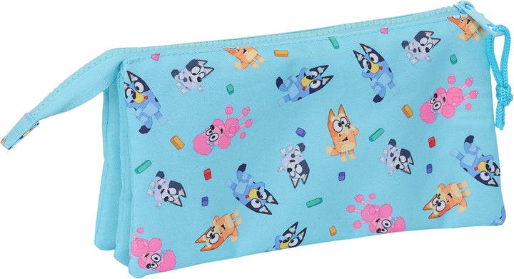 Safta Triple Pencil Case Blue (M744-812433744)