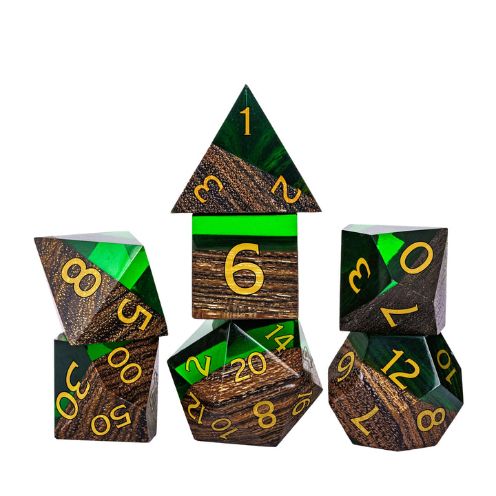 Sirius Dice Acererak's Treasure Packs: Gold Edition Polyhedral Dice Set (SDZ2001-09)