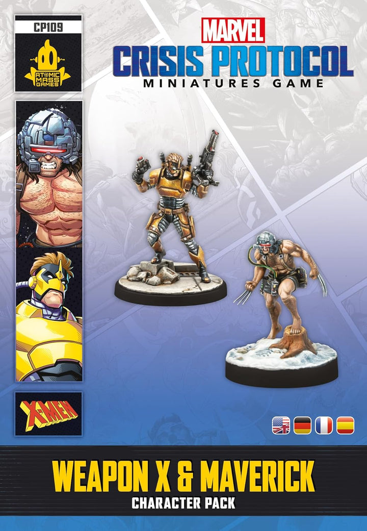 Atomic Mass Games Marvel: Crisis Protocol Character Pack - Weapon X & Maverick (CP109)