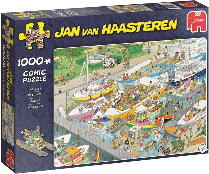 Jan Van Haasteren Jigsaw Puzzles - The Locks 1000 Piece Puzzle (19067)