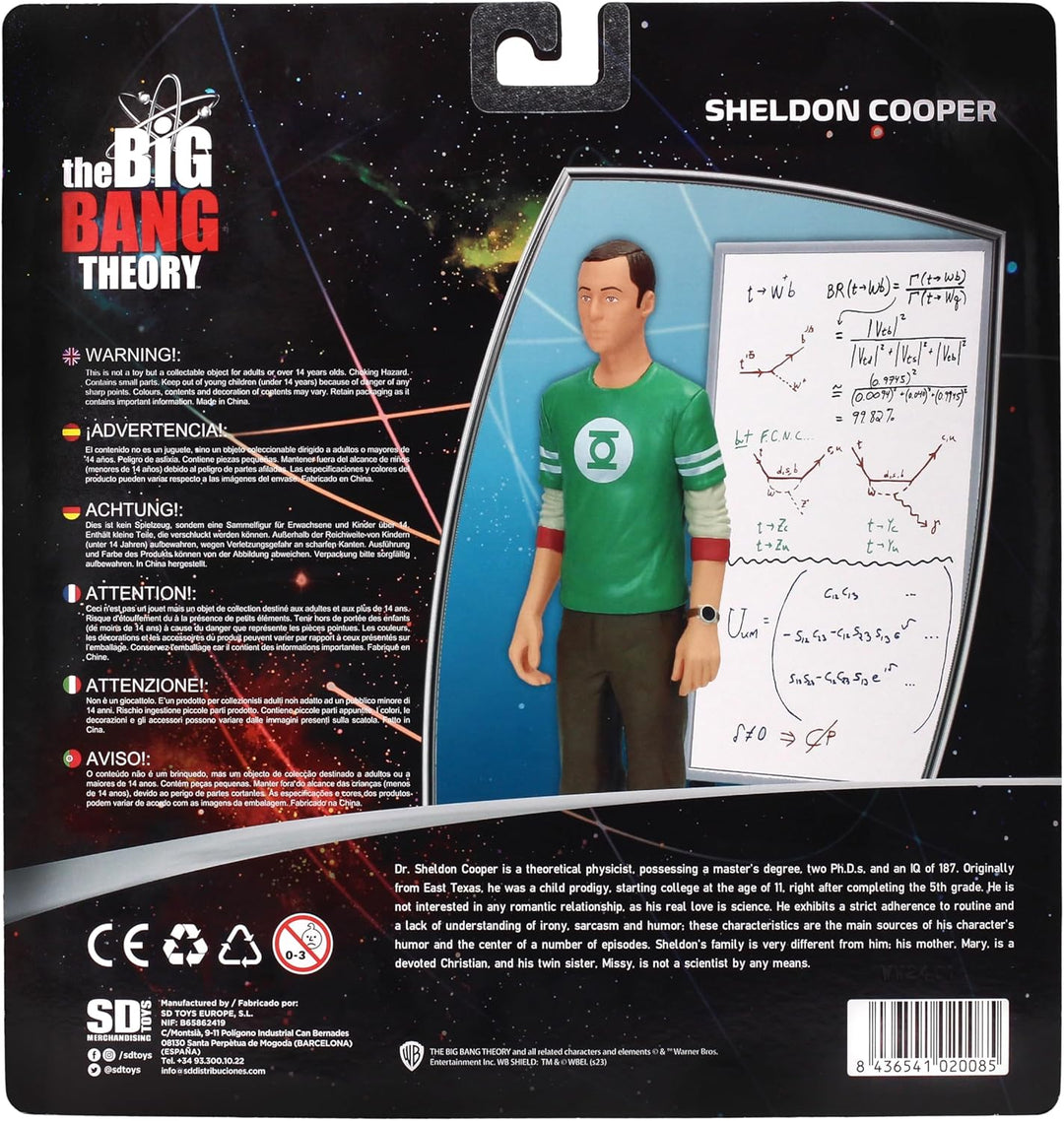 SD toys The Big Bang Theory: Sheldon Cooper Action Figure, 7"