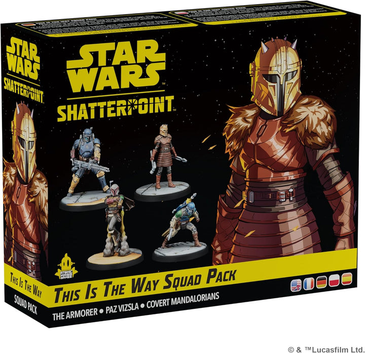 Atomic Mass Games Star Wars Shatterpoint This is The Way Squad Pack Tabletop Miniatures Game (AMGSWP16)