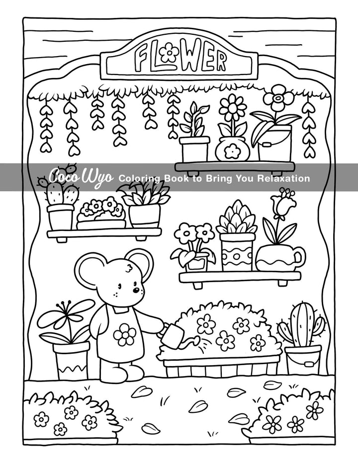 Independently Published - Cozy Spaces: Coloring Book for Adults and Teens Featuring Relaxing Familiar Scenes