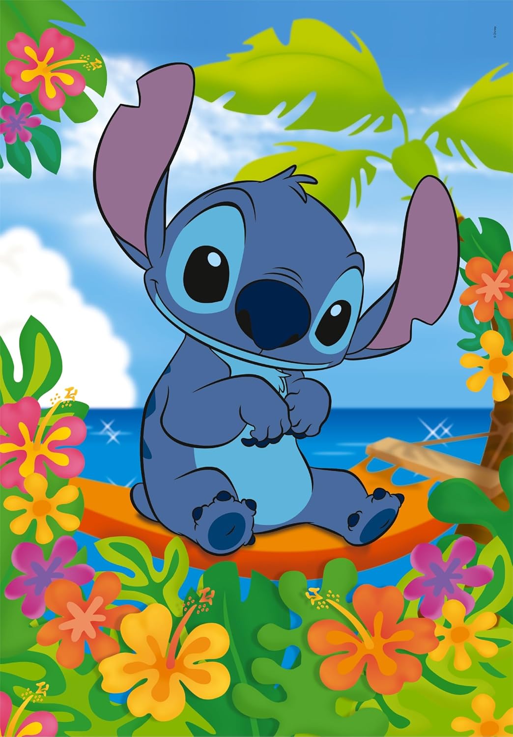 Clementoni 27572 Disney Stitch Supercolor Super Stitch-104 Pieces| Jigsaw Kids A