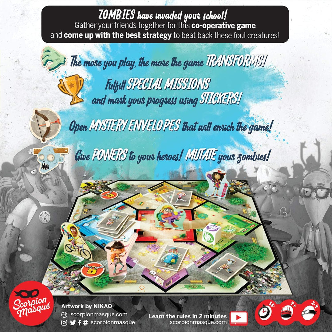 Scorpion Masqué Zombie Kidz Family Board Game (ZOMKID)